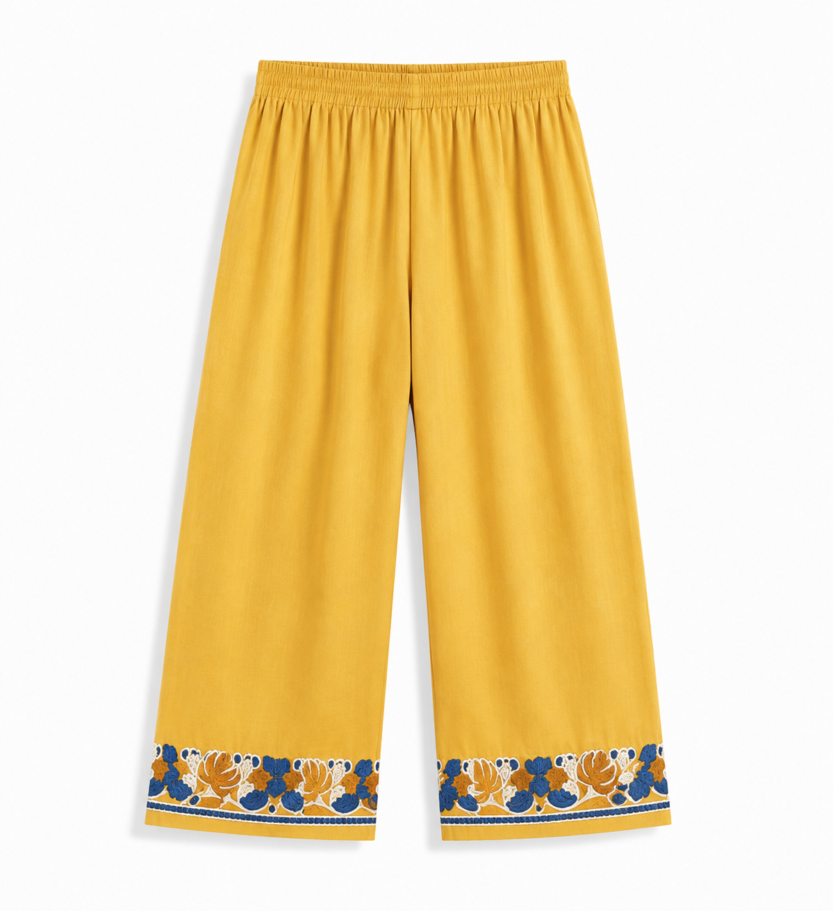 Noor : Aari embroidery summer Co-Ord Set | Gold